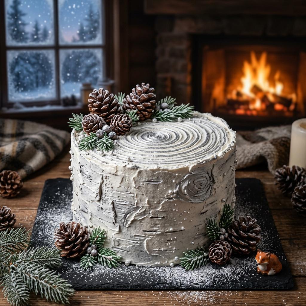 Winter Stump Cake
